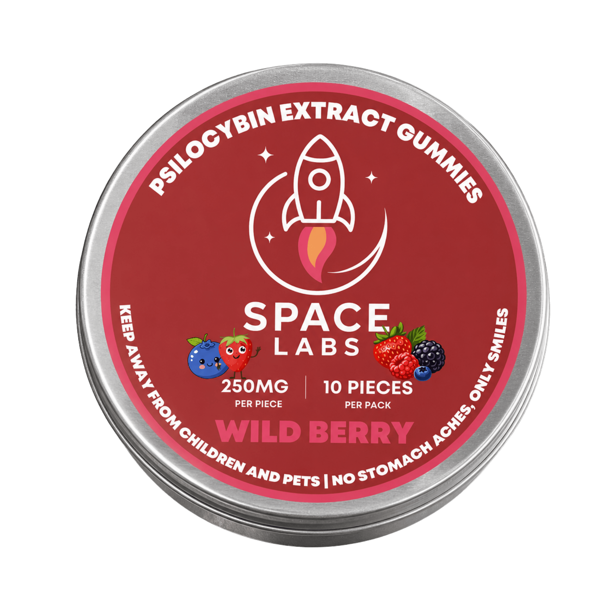Space Labs 2500MG Psilocybin Gummies - Wild Berry