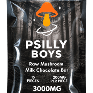 Psilly Boys 3000MG Raw Mushroom Chocolate Bar